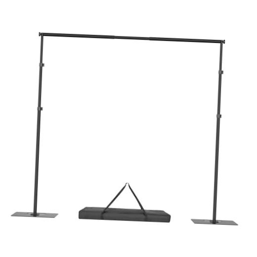 Backdrop Stand, Adjustable Photography Background Frame, Heavy Duty 8.5x10ft