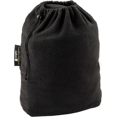 Angler WRB-B-910 Wrinkle-Resistant Fleece Background Black, 9 x 10′ w/Bag