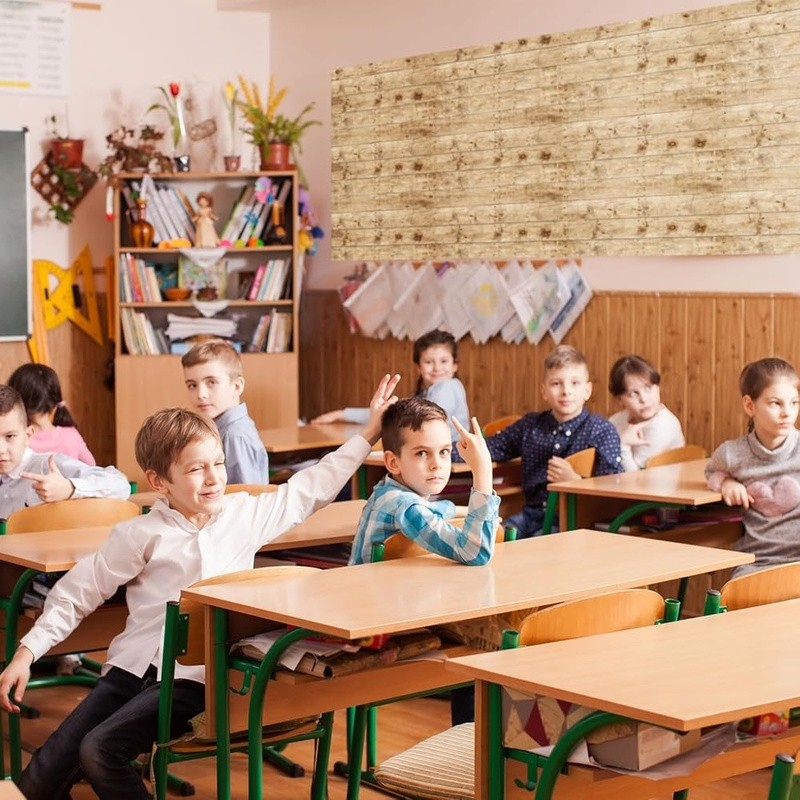 Reusable Bulletin Board Backdrop Non Woven Fabric DIY Craft Classroom Decoration
