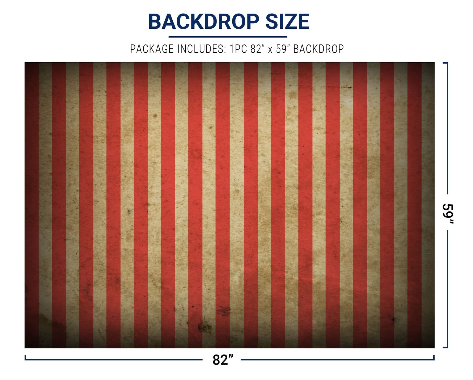 Allenjoy 7x5ft Evil Halloween Circus Carnival Backdrop 82 x 59 in, Red,White
