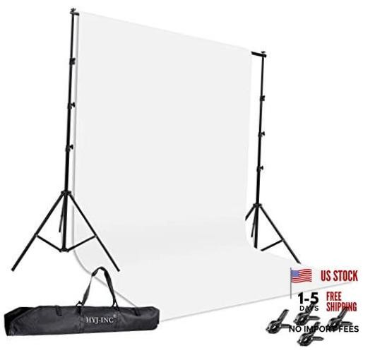 Photo Background Support System with 8.5 x 10ft Backdrop Stand Kit, 100%