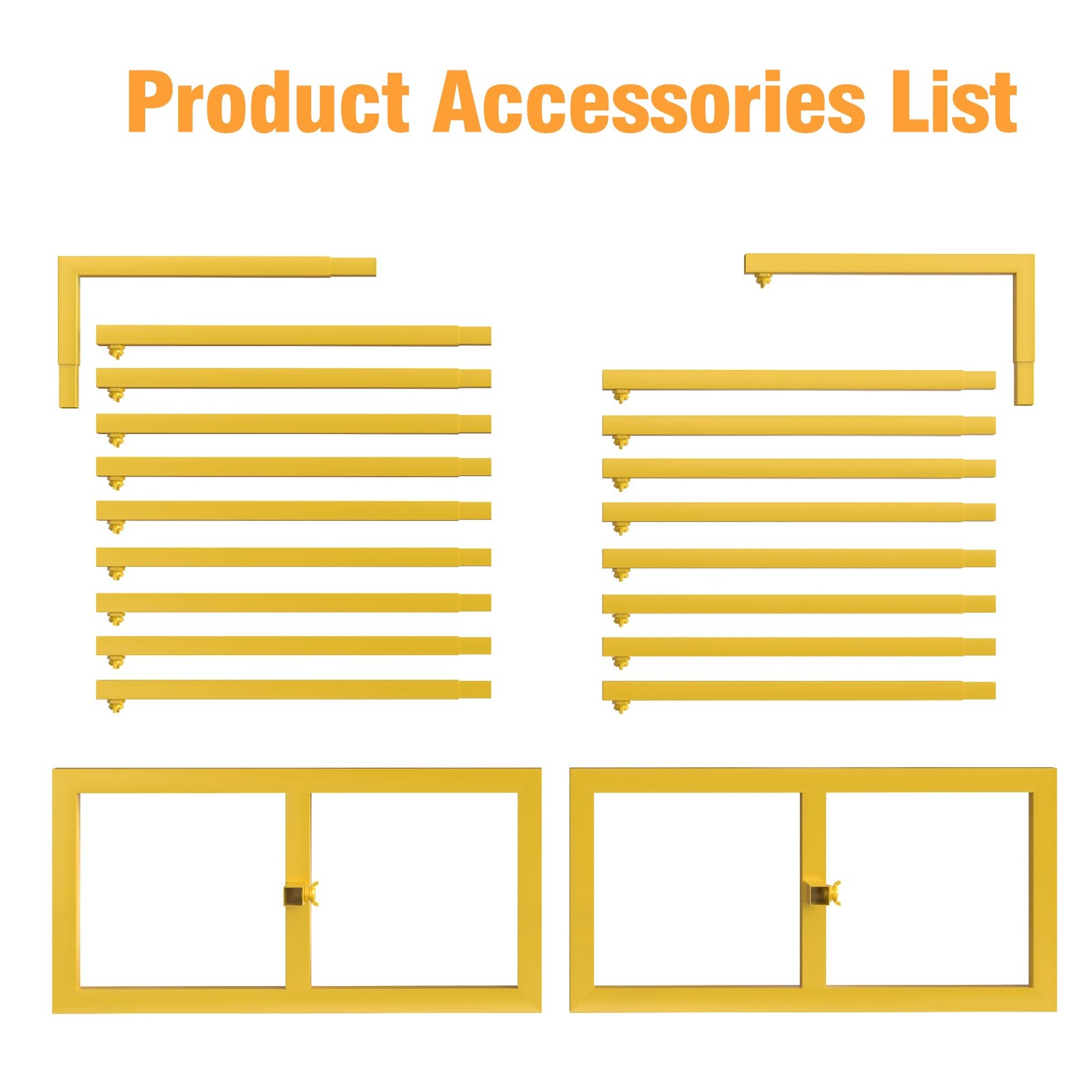 Heavy Duty Backdrop Stand 8ft x 8ft Gold Pipe and Drape Kit Adjustable Metal …