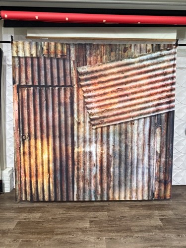 8×8 Denny Manufacturing Co. CPM6601 Warehouse Freedom Cloth Backdrop Rod Pocket
