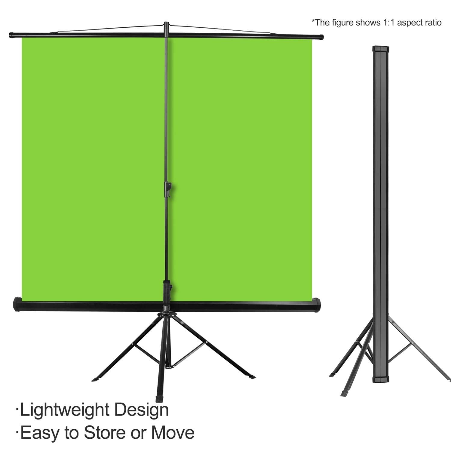 EMART 79 x 71in Green Screen Collapsible with Stand,