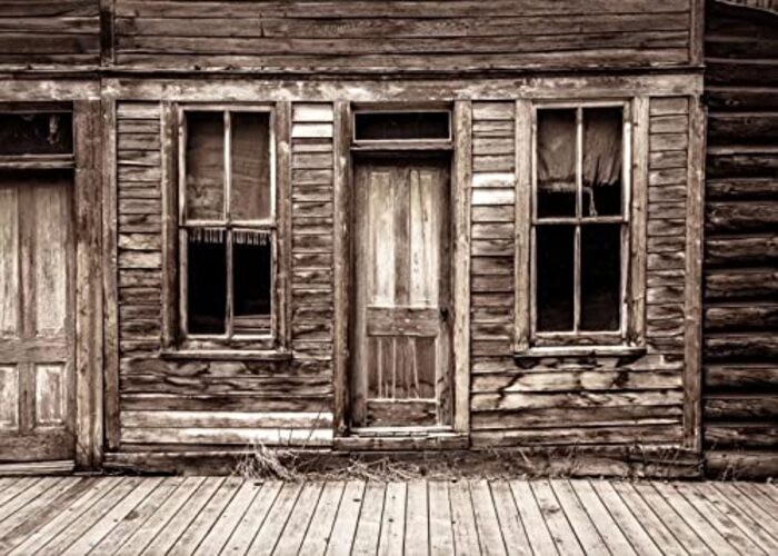 7x5ft Fabric Old Wooden House Cabin Photography Backdrop Rustic 7x5FT Old-06