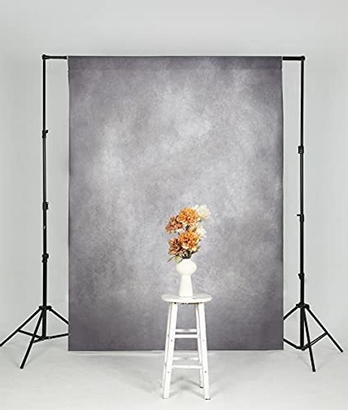 5x7ft Vintage Backdrops Abstract Portrait Photo Backdrop for Photography Grey