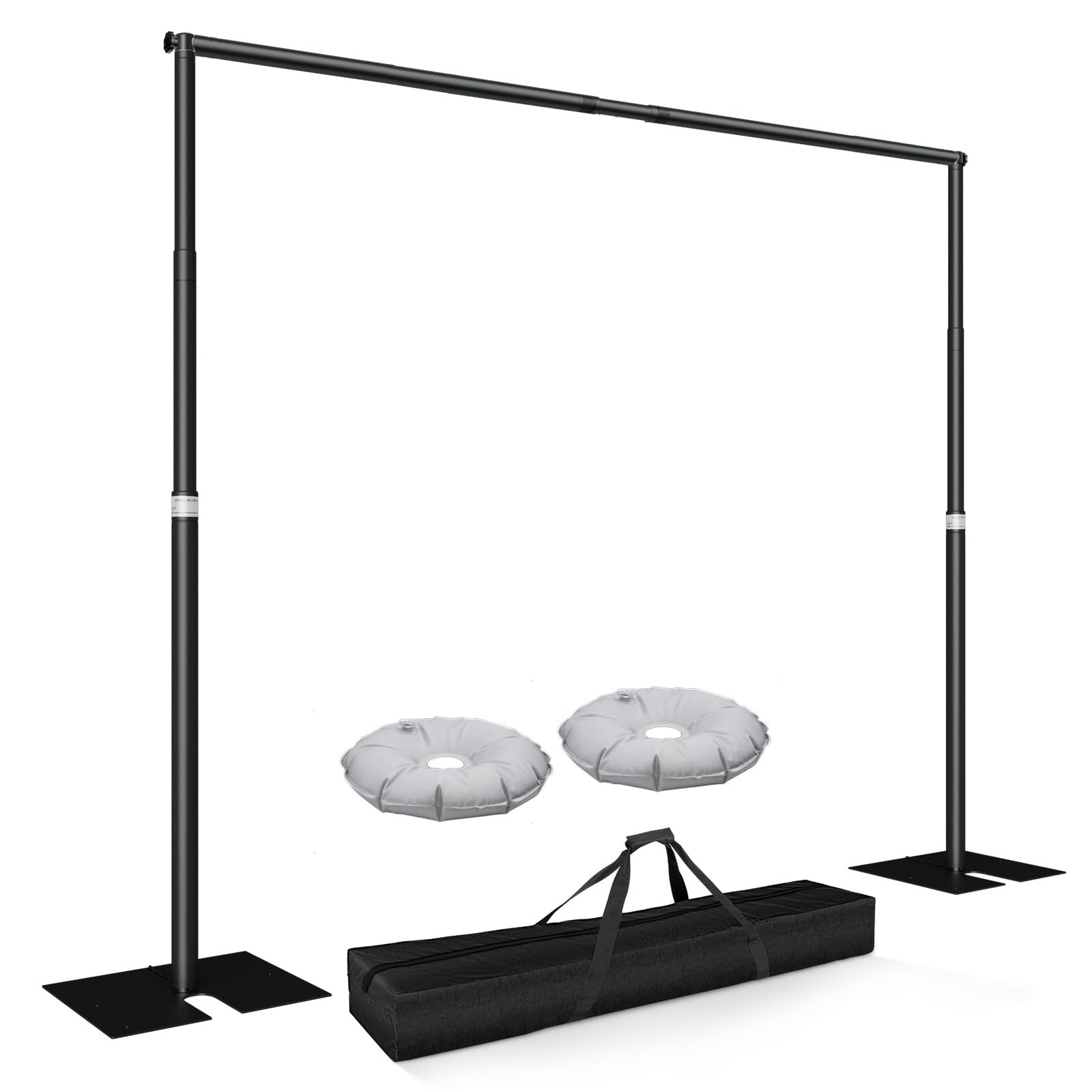 Pipe and Drape Backdrop Stand Kit 10x10ft, Heavy Duty Back Drop Adjustable St…