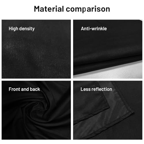 Backdrop for Photoshoot 10 X 20 FT, Large Photography Photo 10*20 Black