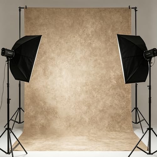 Beige Photo Backdrop,Classic Abstract Texture Photography 8x10ft Beige Textured