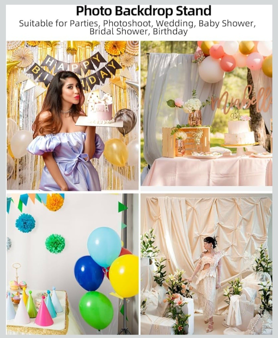Emart Photo Backdrop Stand Kit