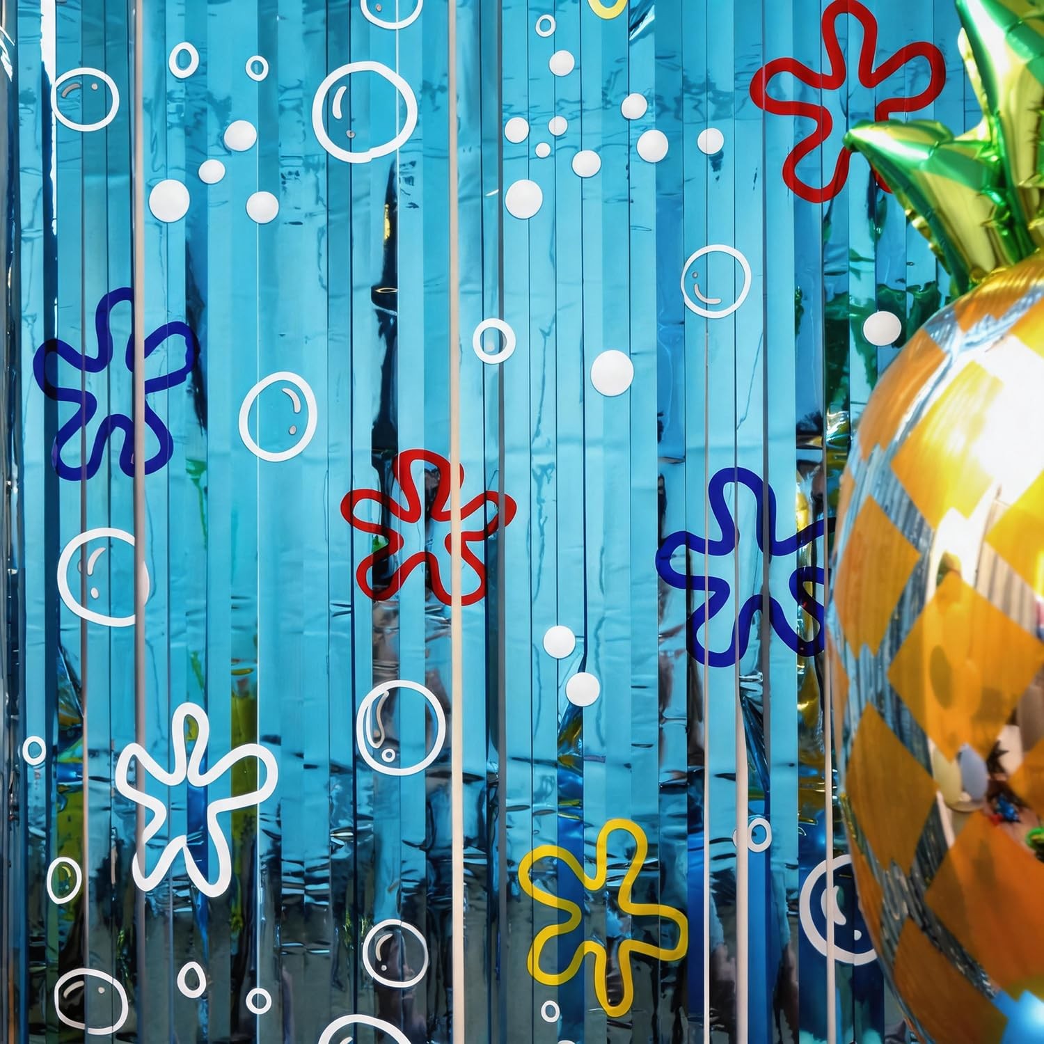 Ocean Themed Party Decorations, 2 Pack Cartoon Sponge Birthday Photo Booth Pr…