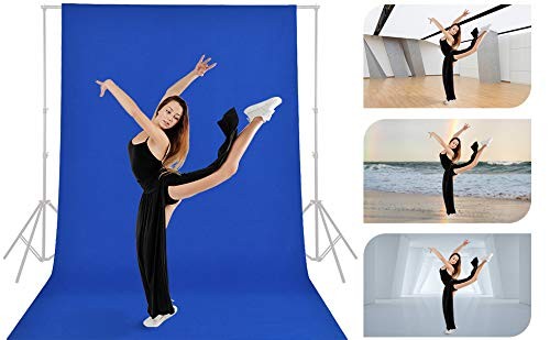 Royal Blue Backdrop – 8FTX10FT Polyester Blue Photo Backdrop for Photoshoot B…