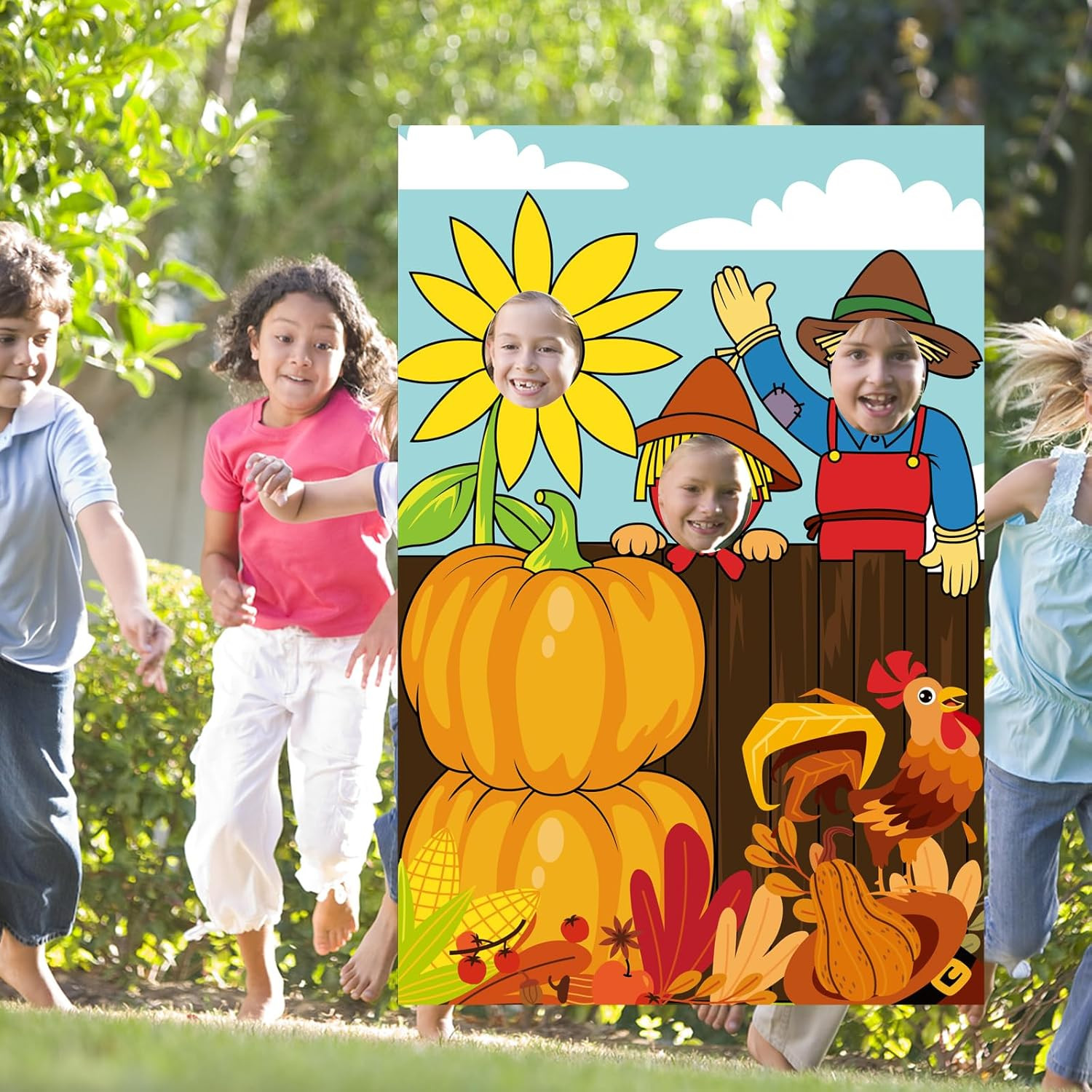 Thanksgiving Photography Backdrop, Fall Festival Decorations Fall Harvest Decora