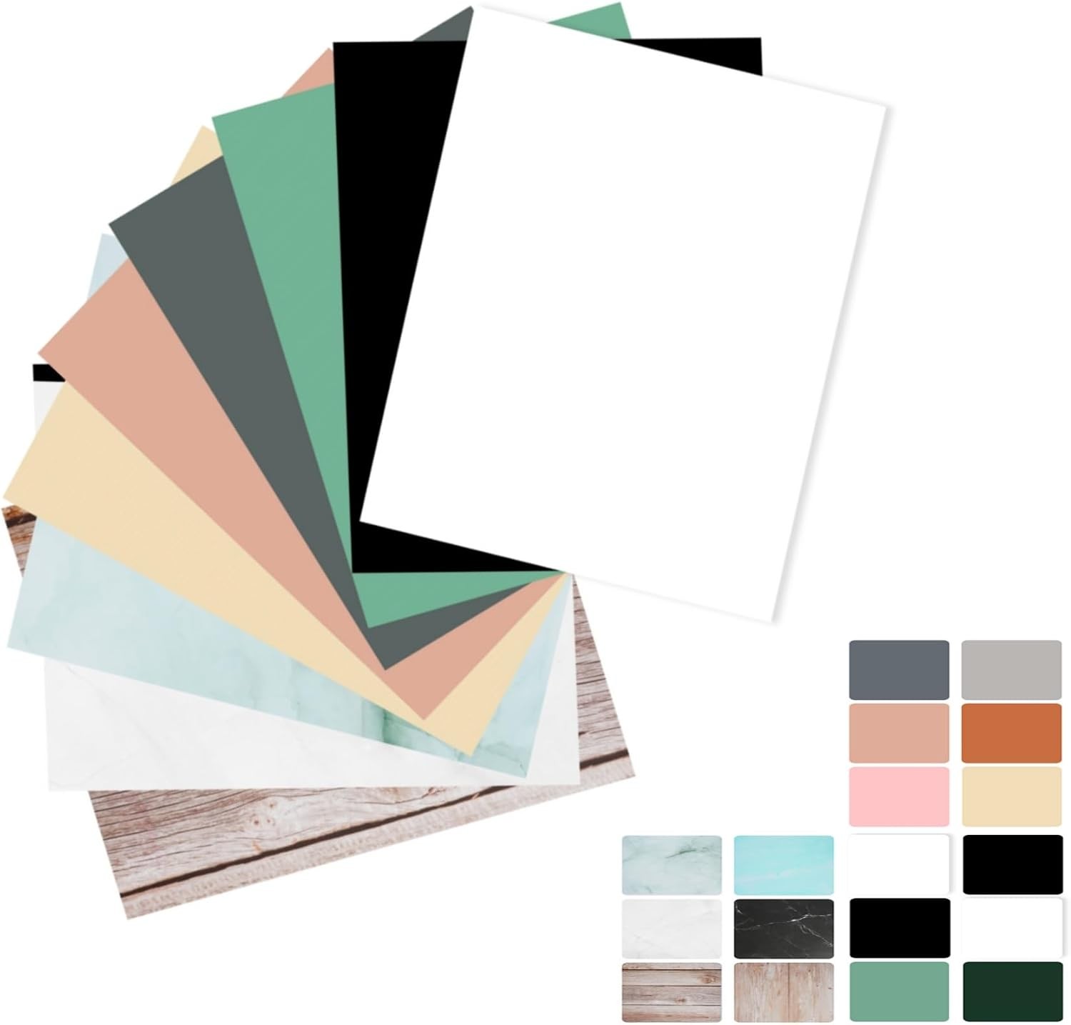 12Pcs 22Patterns Small Product Photography Backdrops Kit Photo Background Food