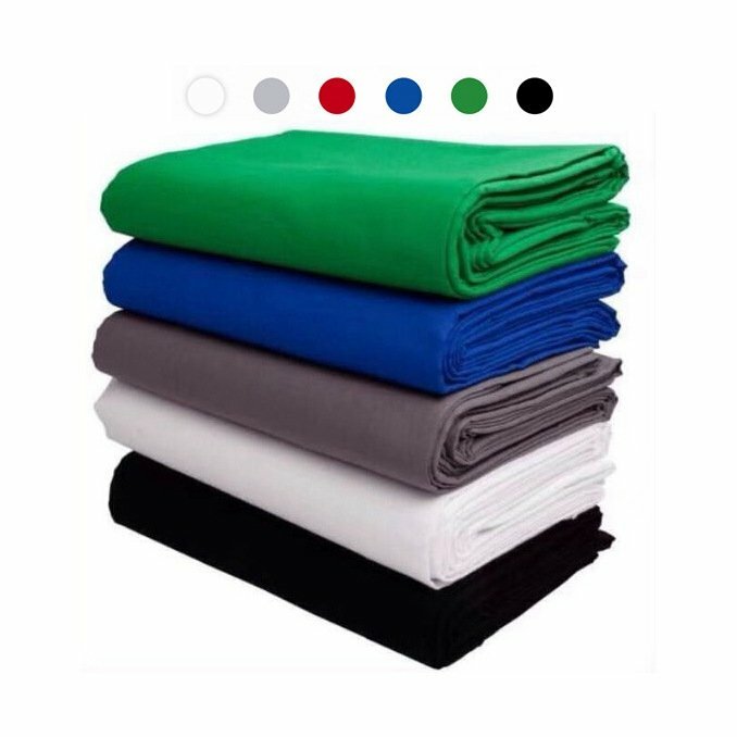 2mx3m/ 3mx3m Seamless Cotton Muslin Photo Background Photography Studio Backdrop