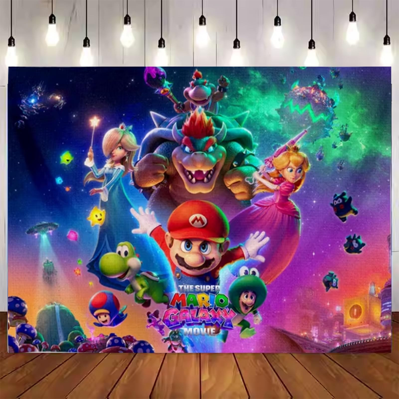 Mario Birthday Party Decorations,Happy Birthday Banner Backdrop for Birthday …