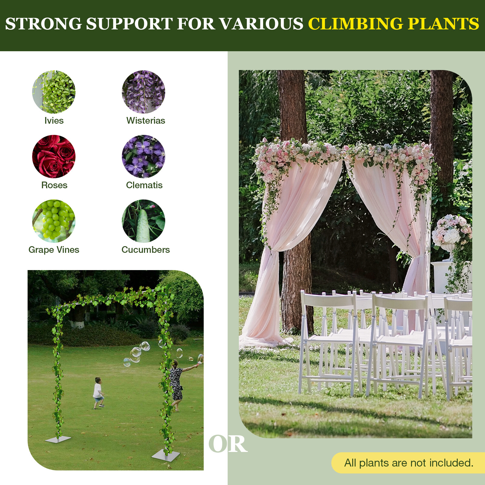 10FT Heavy Duty Backdrop Stand Kit Background Photography Stainless Steel