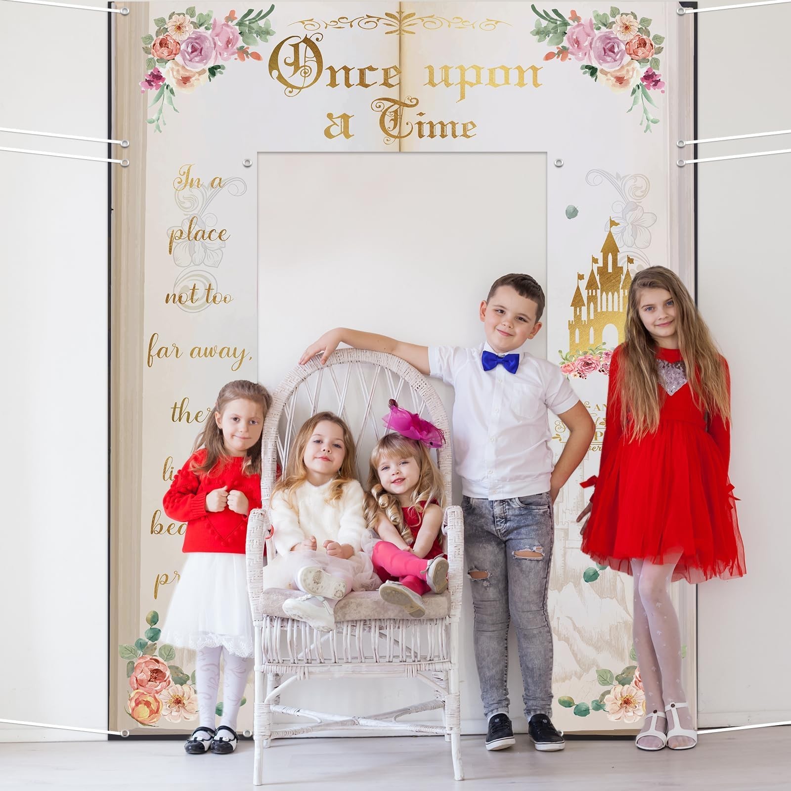 3Pcs Once Upon a Time Birthday Decorations Fairytale Princess Birthday Party …