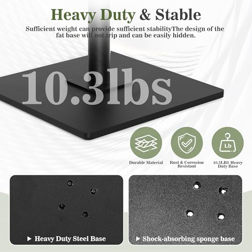 Square Backdrop Stand 6.5×10 ft, Adjustable Photo Backdrop Stand Kit, 10×6.5 ft