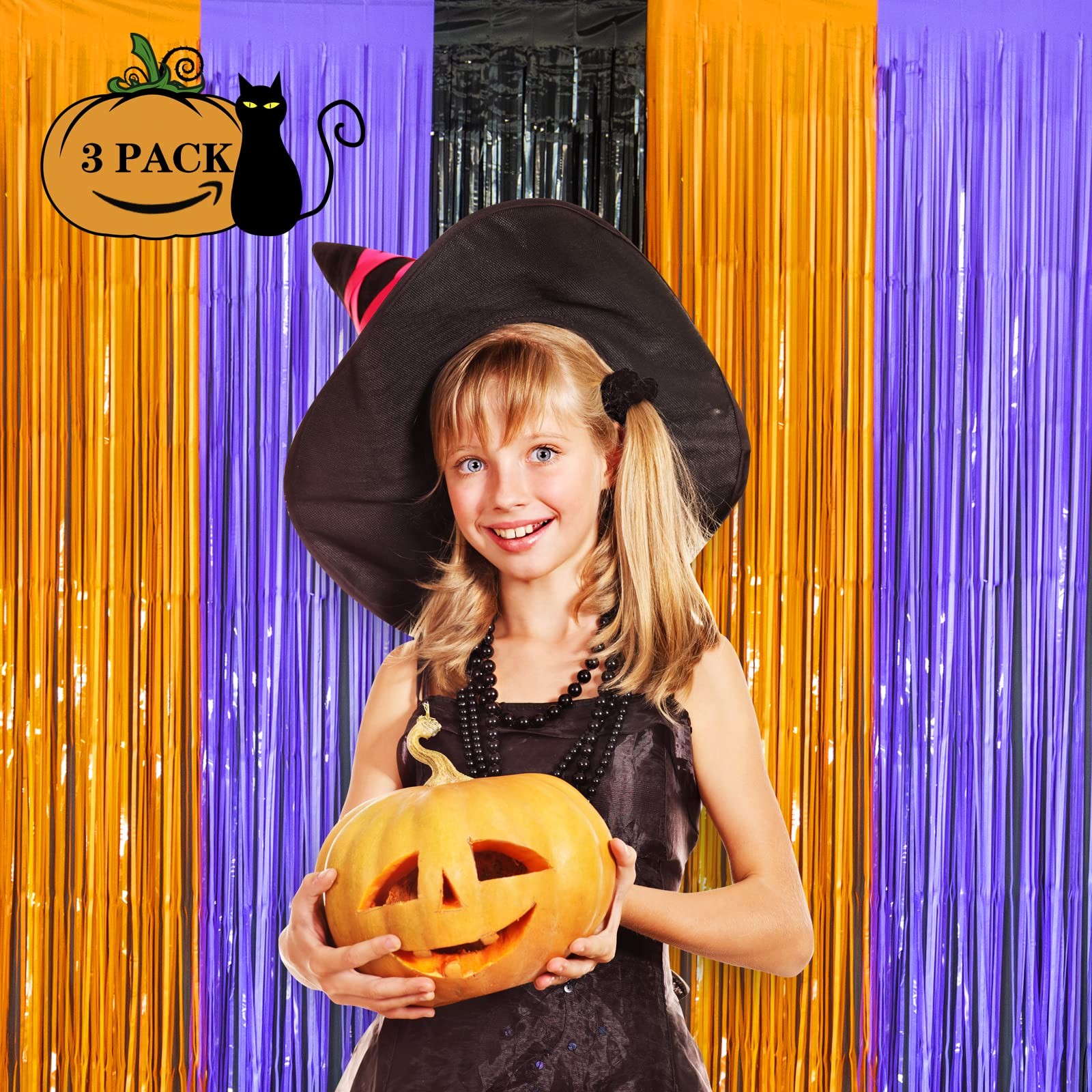 LOLStar Halloween Orange Purple Black Foil 3 PACK, and