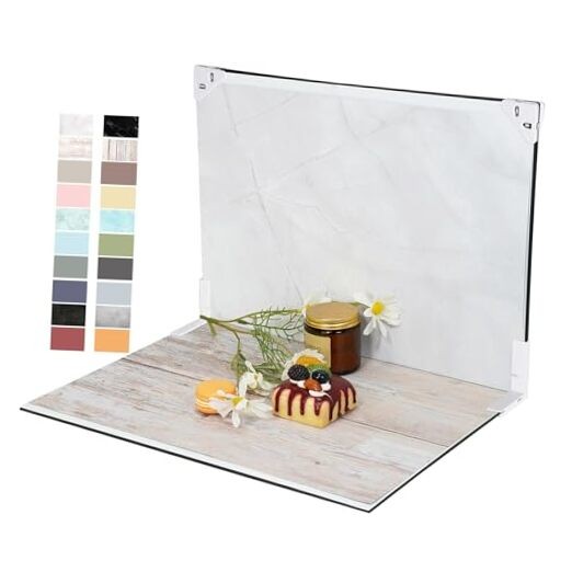 Photo Backdrop for Product Photography – Tabletop Photo Backdrop Kit – Mulit