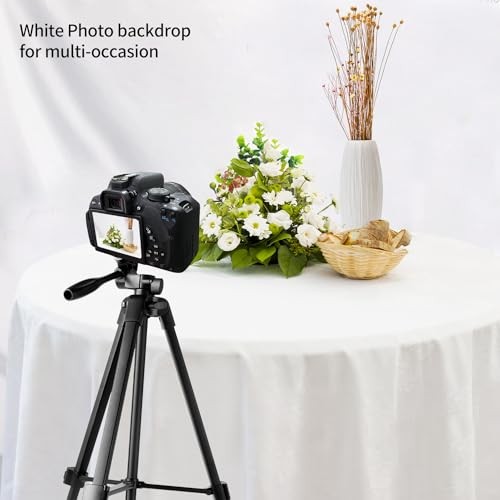 10 x 20 ft Backdrop Background Screen for Photography Video 10FT x 20FT White