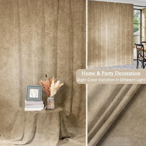 Beige Photo Backdrop,Classic Abstract Texture Photography 8x10ft Beige Textured