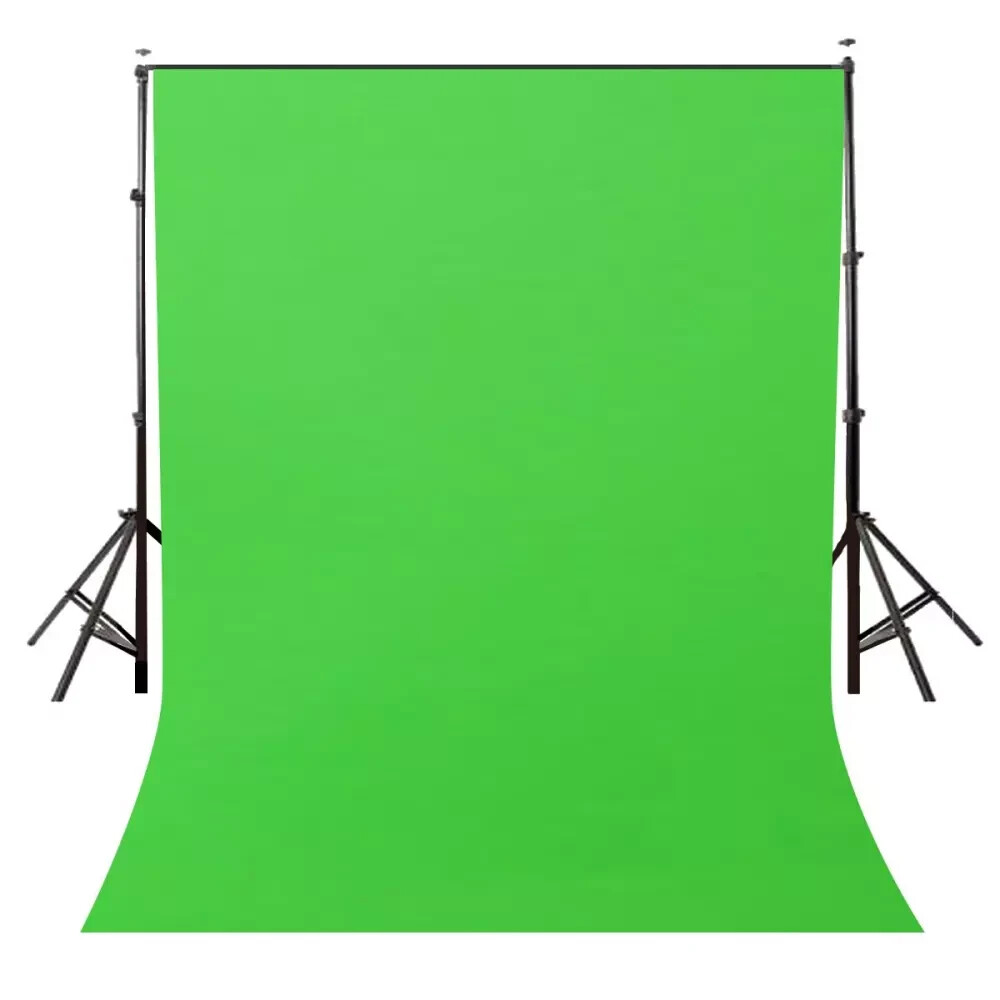 Photography Green Background Screen Portable Photo Backdrop Studio Props 5X7Ft