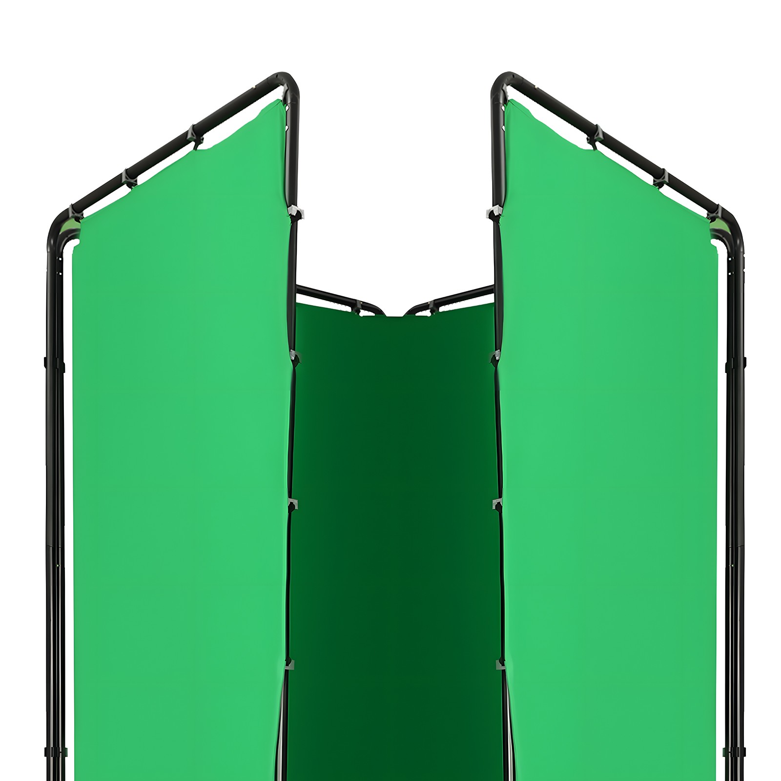 12.73*7.55ft Photography Backdrop Stand Kit with Green Cloth For Photo Studio