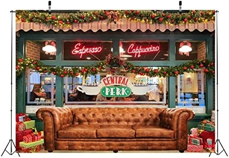 5x3ft Fabric Friends Backdrop for Photography Central Park Retro Pub Sofa Backgr