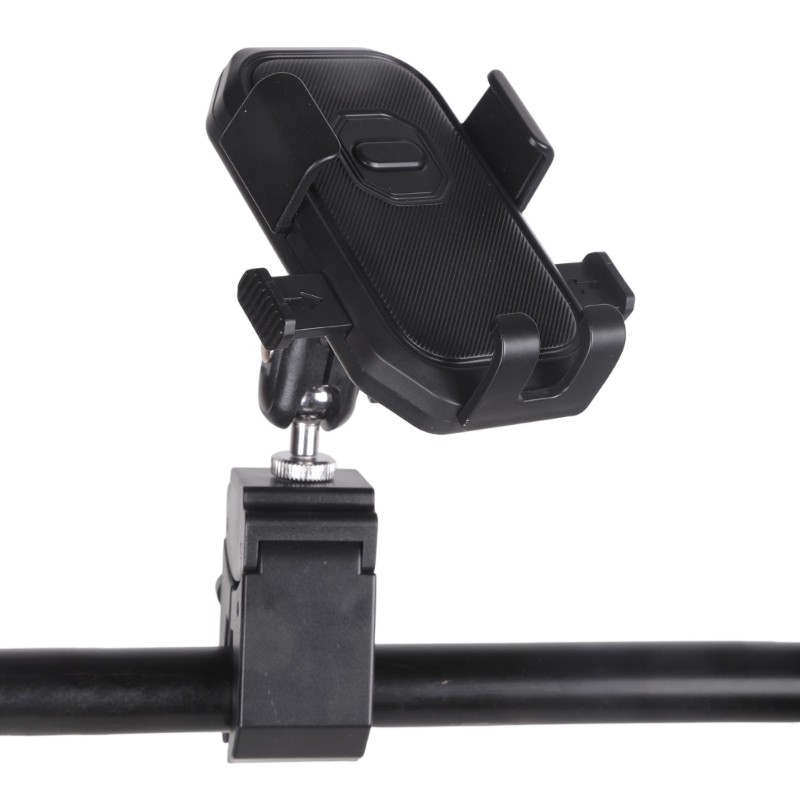 Universal Adjustable Phone Holder with Super Clamp for Bike Motorcycle Gym
