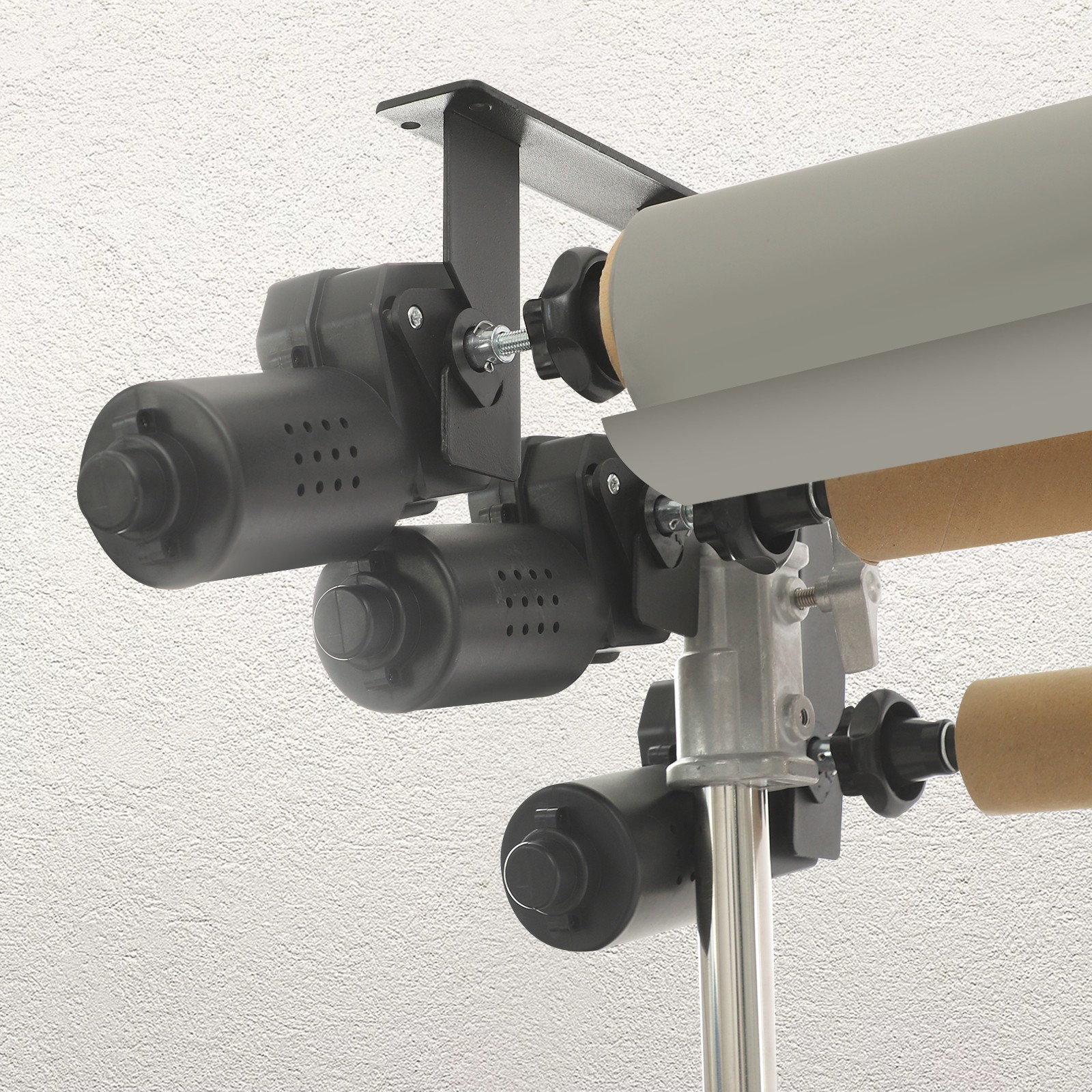 3 Roller Motorized Electric Background Support System Wall Ceiling Mount with RC