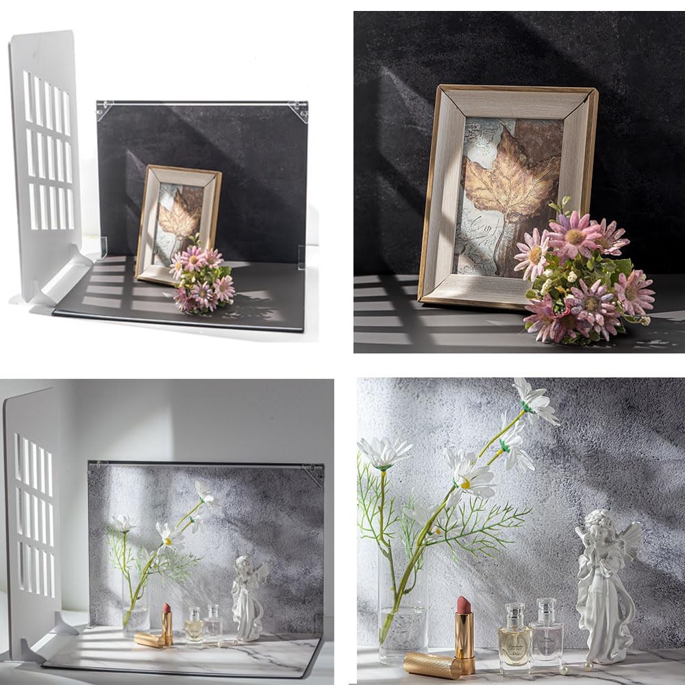 10 PCS 20 Patterns Product Photography Backdrops Kit 16.5×11.7 Inch Board