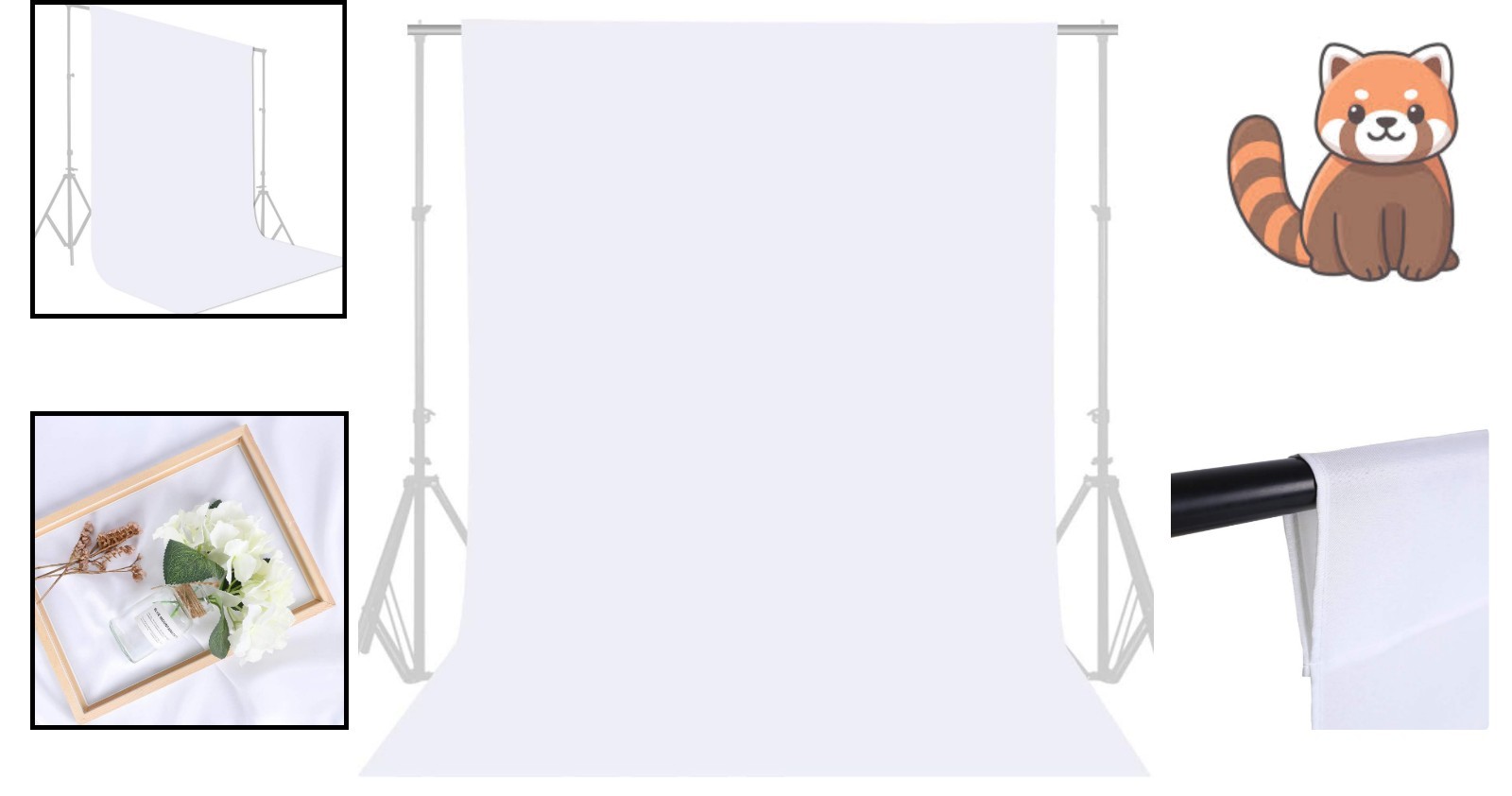 Versatile White 8x10ft Backdrop – Perfect for Parties, Weddings & Photoshoots