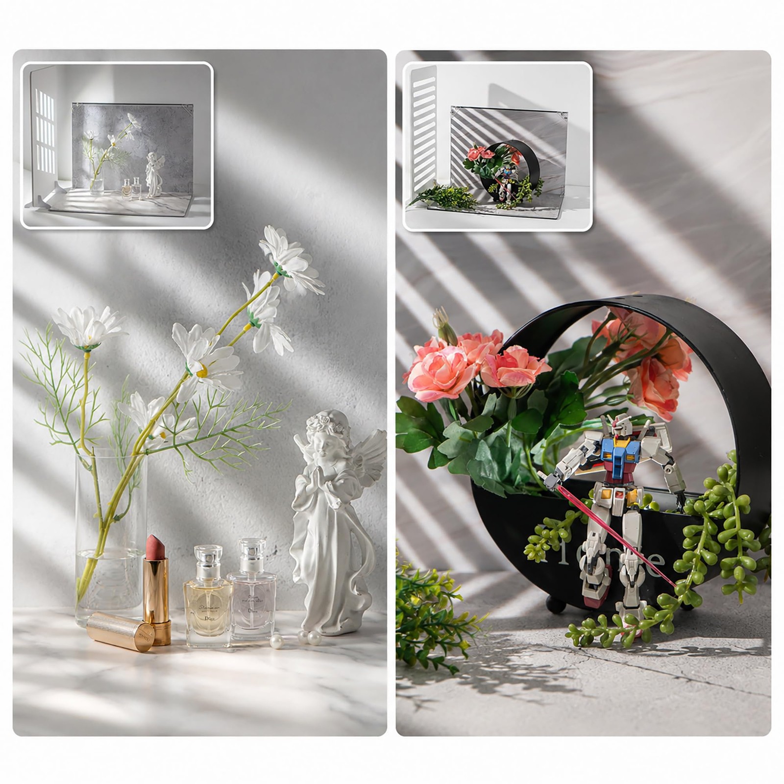 10 PCS 16.5×11.7 Inch 20Patterns Small Product Photography Backdrops Kit Props