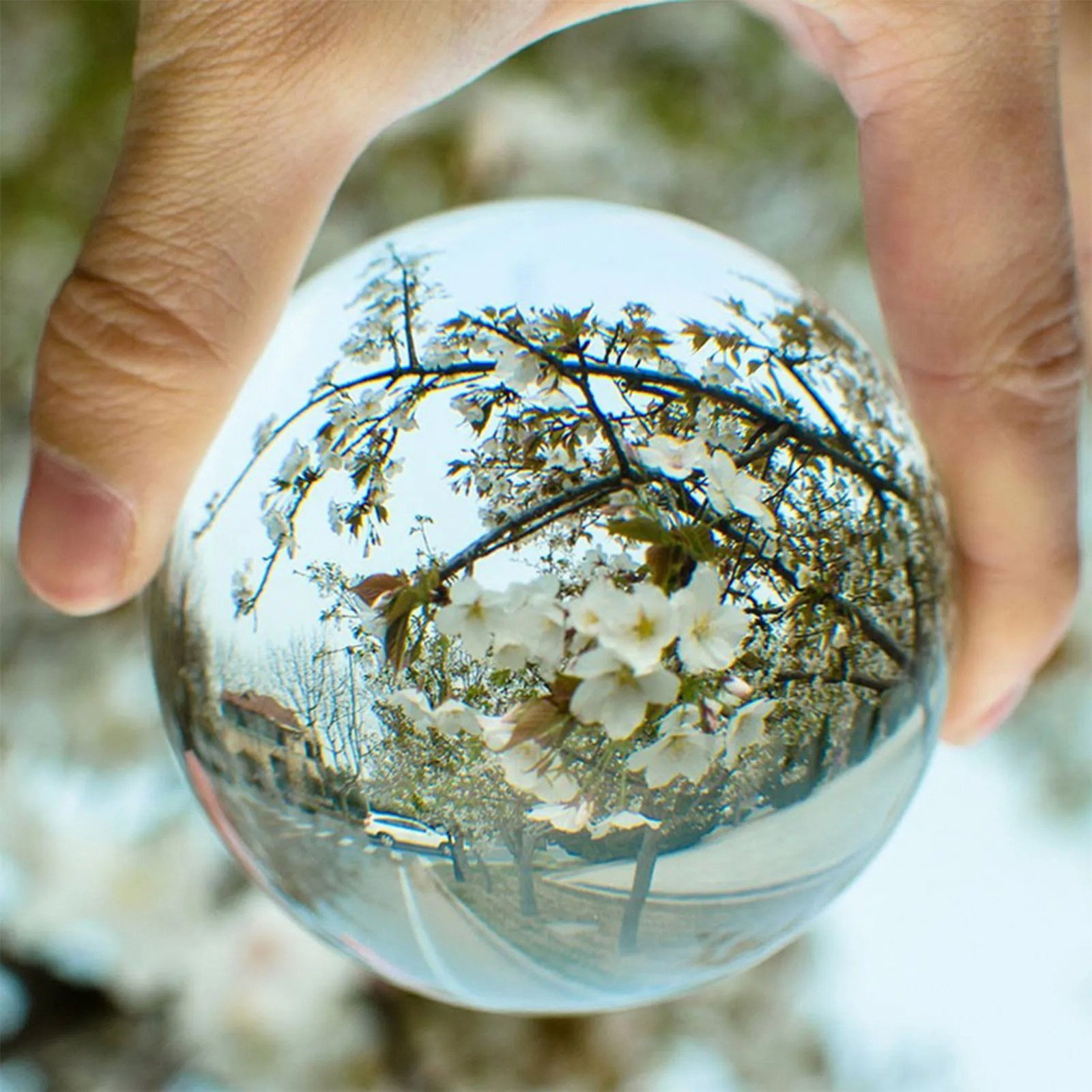 Photography Crystal Ball Sphere Decoration Lens Photo Prop Lensball Clear