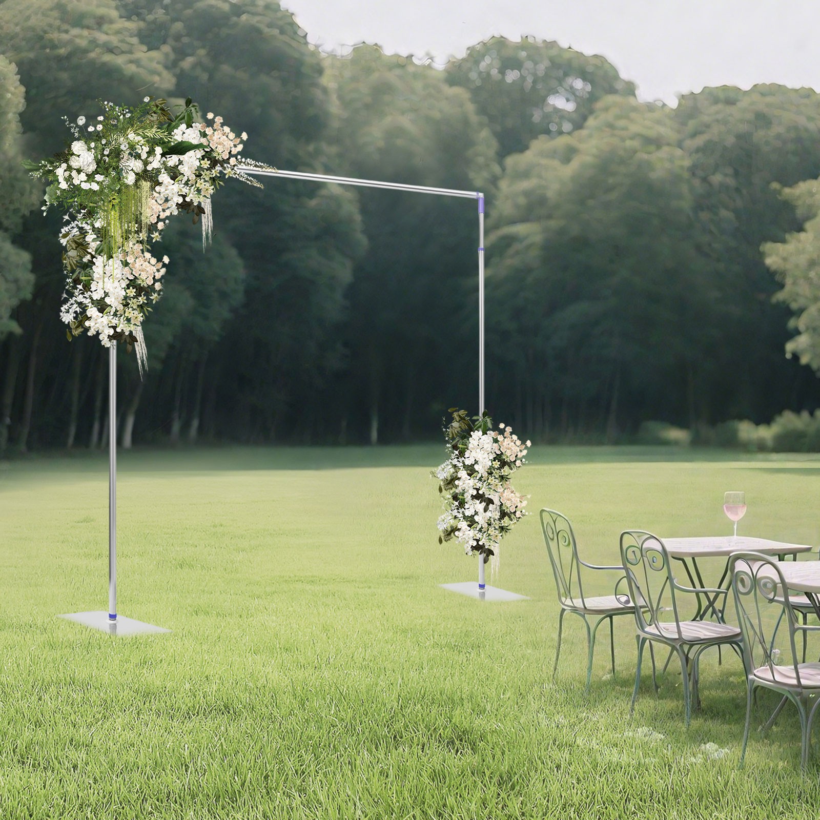 10FT Heavy Duty Backdrop Stand Kit Background Photography Stainless Steel