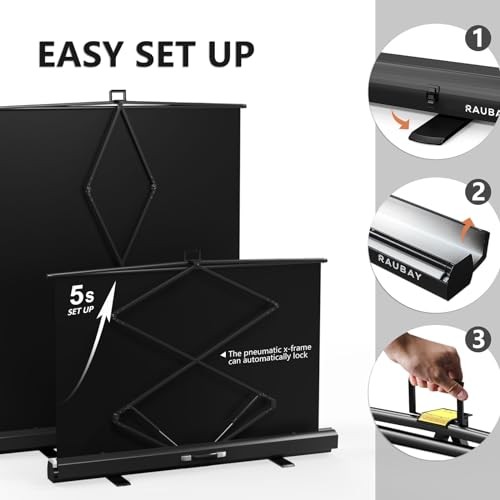 【Easy Set Up】 59.8 x 82.7in Collapsible Standard (59.8 x 82.7in) White