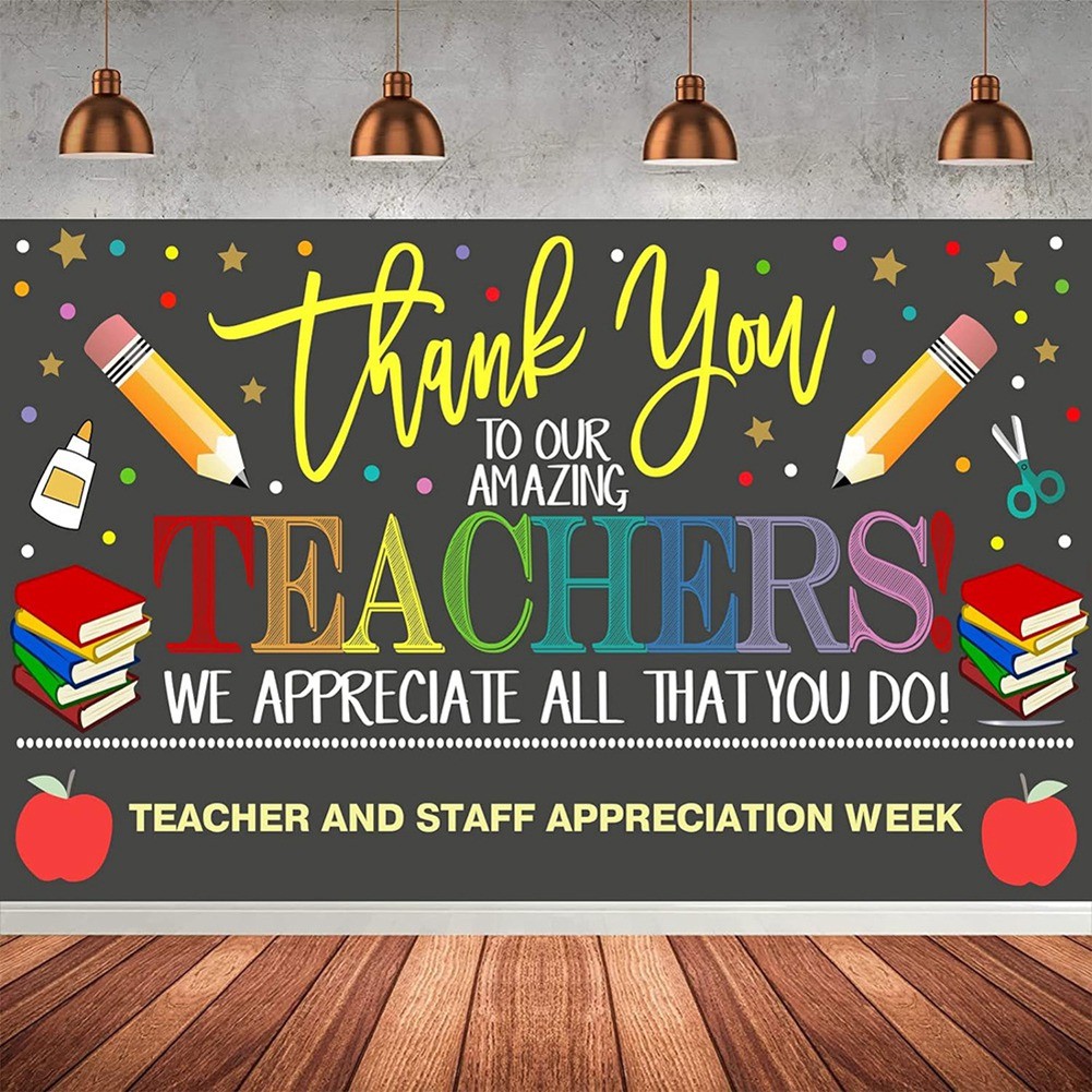 90x150cm Photography Backdrops Teachers Day Thank You Teachers Backdrops1333