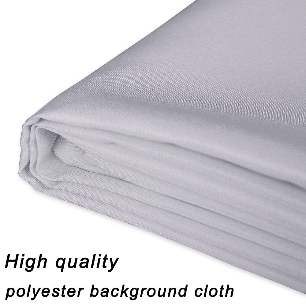 Gray Backdrop – 8FTX10FT Grey Photo Backdrop for Photoshoot Background for Ph…