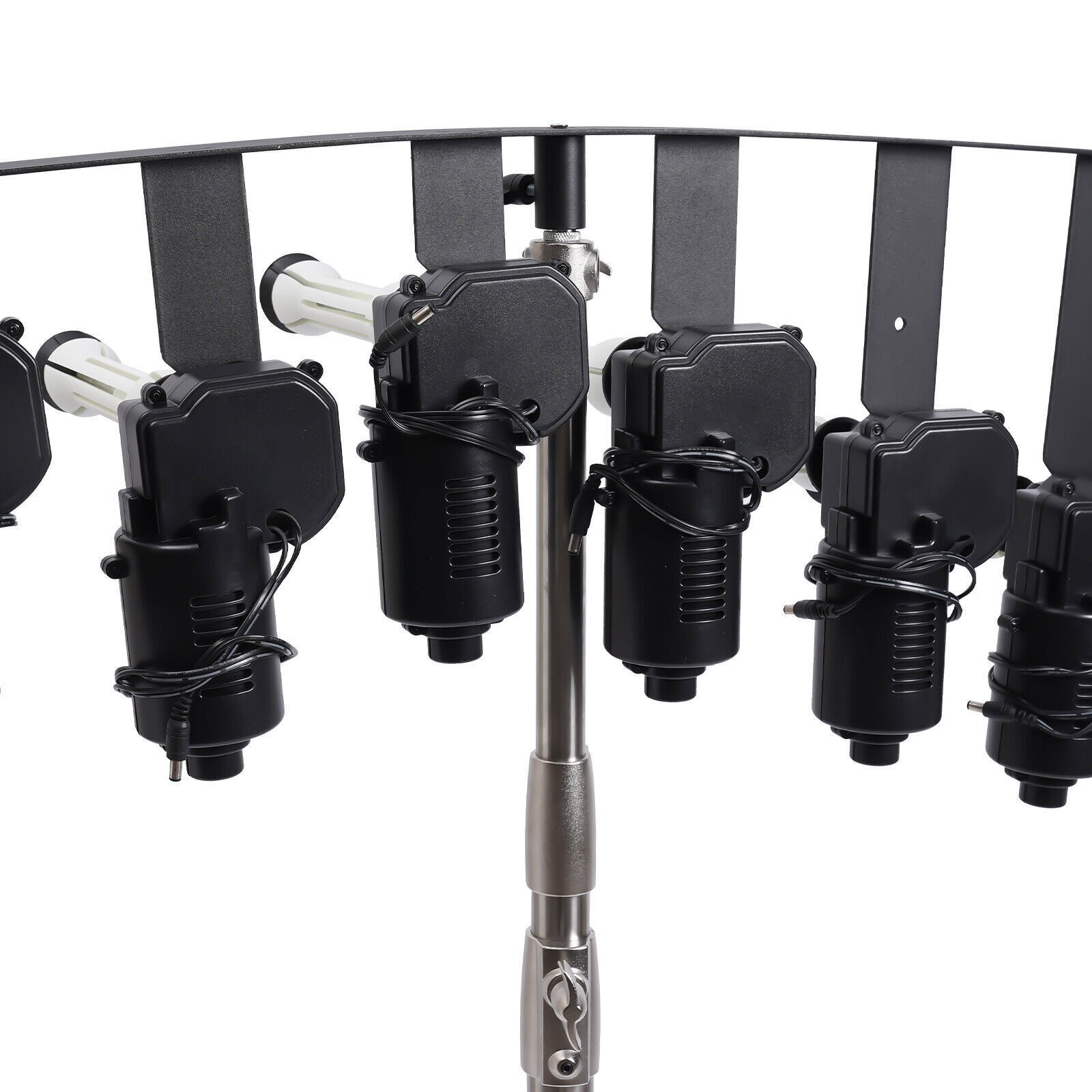 Motorized 6-Roller Backdrop Support System Wall Mount Photo Video w/ Remote NEW