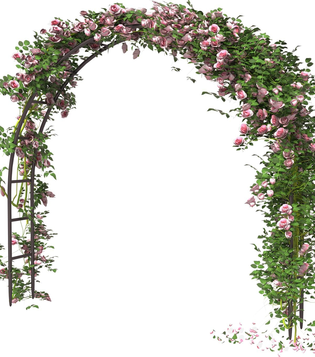 Metal Arch Backdrop Stand 7Ft Wide 7.7Ft High, Wedding Arch Frame for Wedding De
