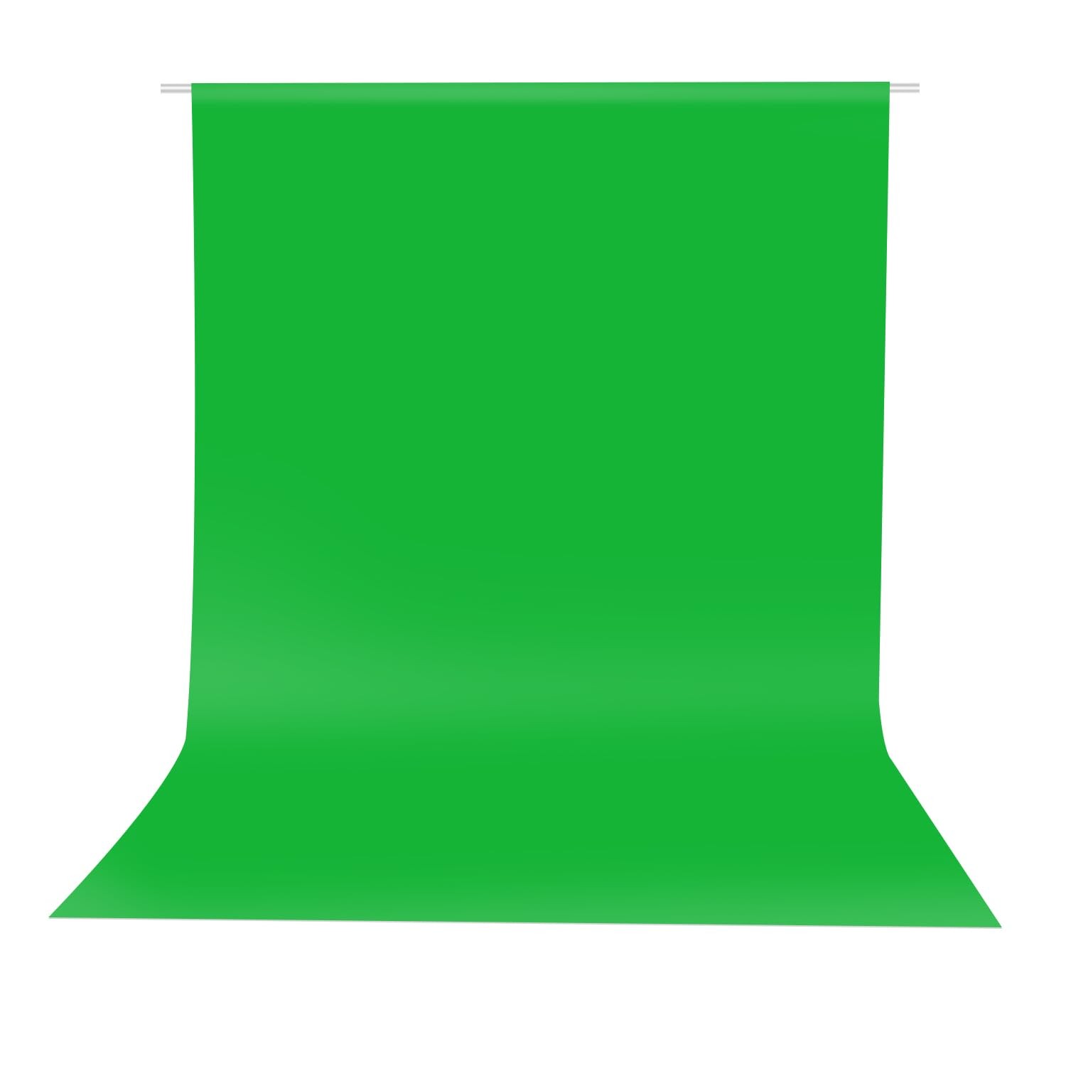 HEMMOTOP Green Screen Backdrop, 5×7 ft Photography Chroma Key ft,