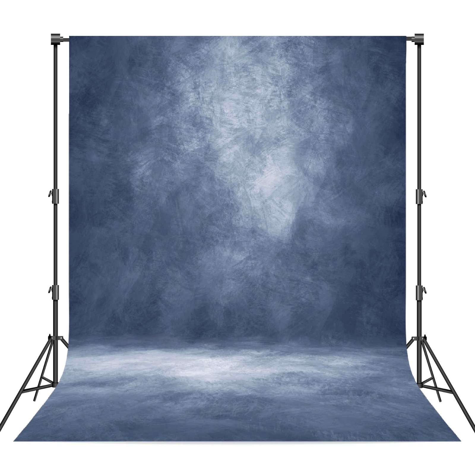 8x10ft Abstract Photography Backdrop – Portrait Props, Studio Background, Blue P