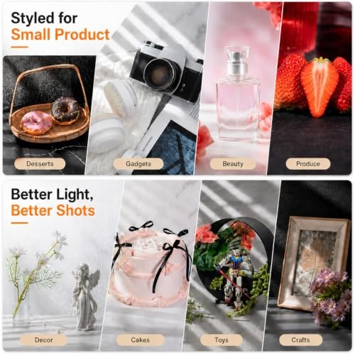 10Pcs 20Patterns Product Photography Backdrops Kit, Photo Backdrop Board with