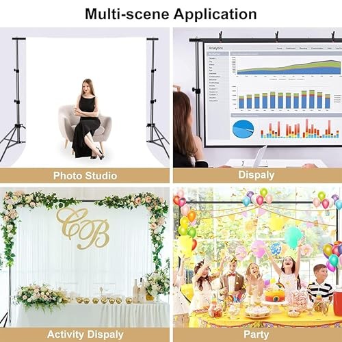 Backdrop Stand Photo Studio Background Stand Support System 10x7ft(WxH)