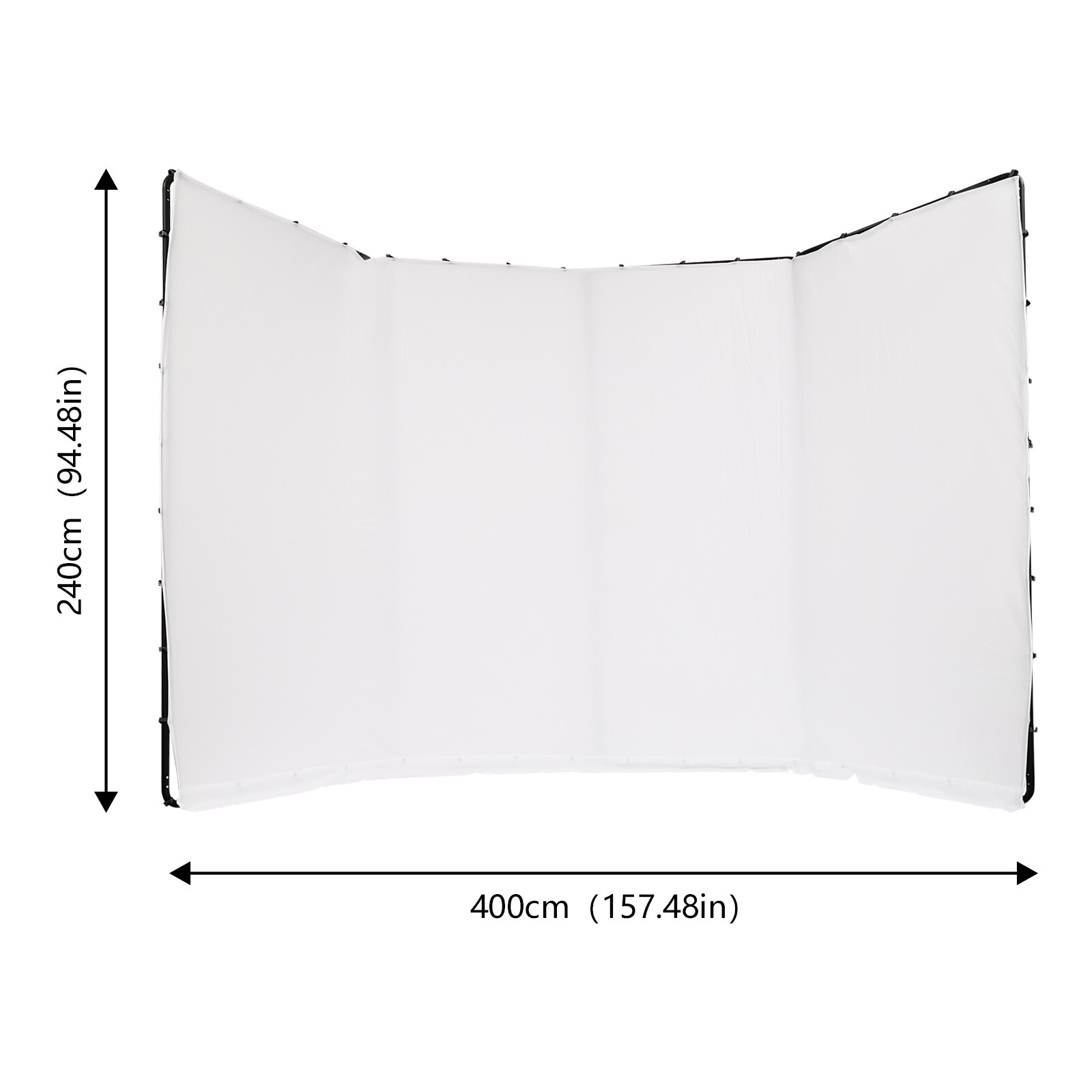 Photography Backdrop Stand+White Cloth Kit For Photo Studio Background Decor