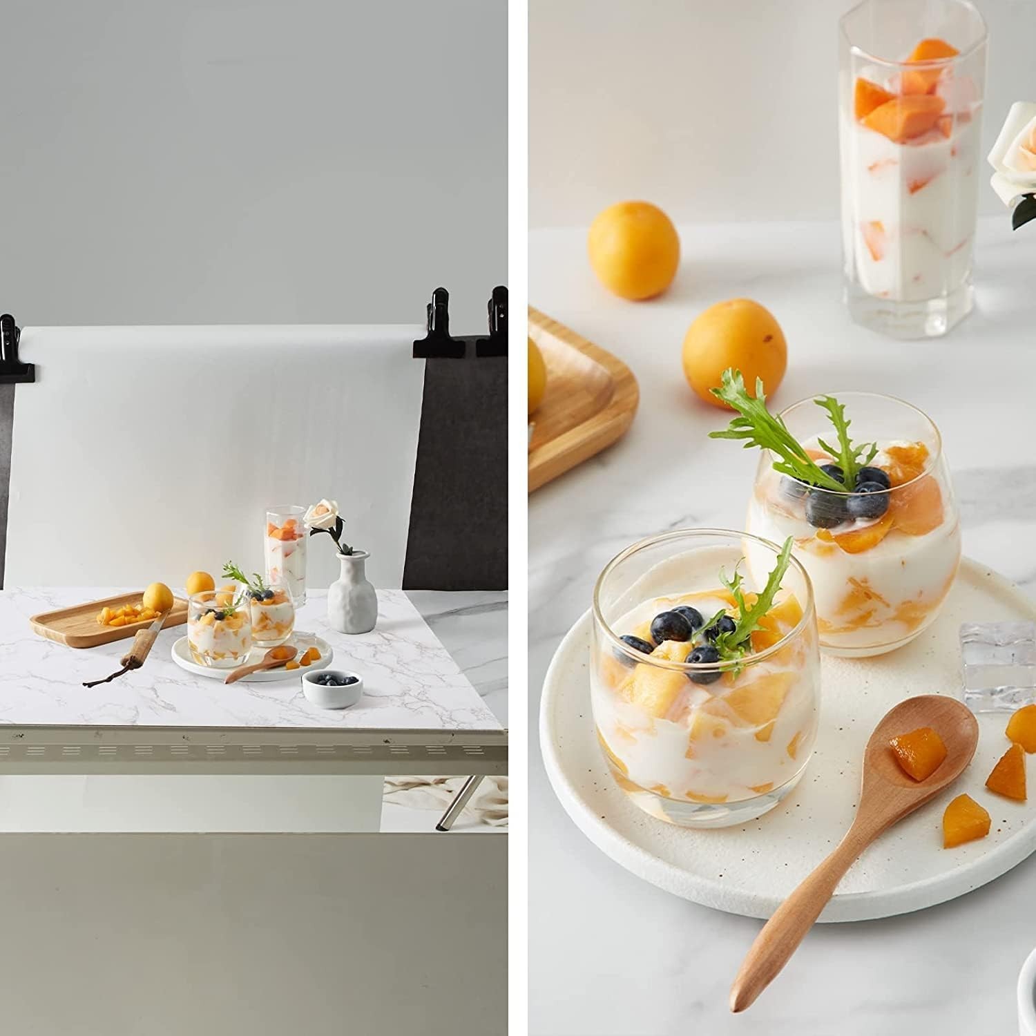 Versatile Food Photography Backdrops – Set of 3