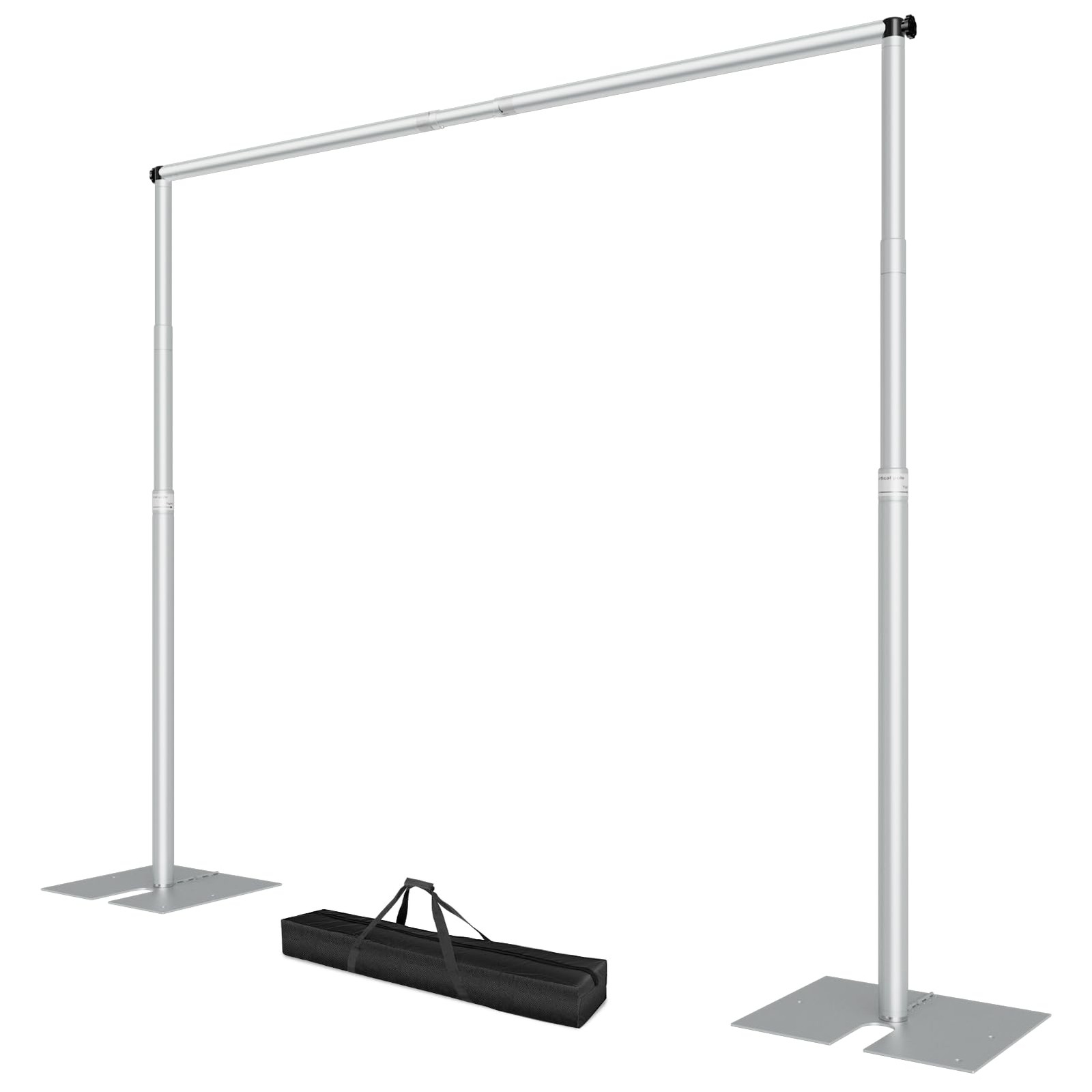 Heavy Duty Backdrop Stand, 10x10Ft Adjustable Pipe and Drape kit with 9.26 LB…