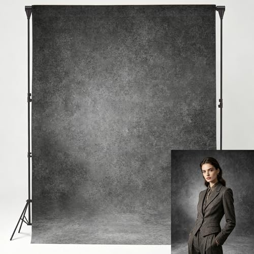 5×7 ft Gray Vintage Abstract Textured Photography 5x7ft Grey Textured